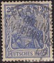 Germany 1902 Characters 20 Pfeenig Blue Scott 69. Alemania 1902 69. Uploaded by susofe